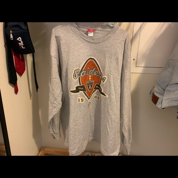 VINTAGE Raiders Long Sleeve Tee - Picture 5 of 5